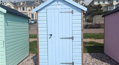 S6 Beach Hut, Budleigh Salterton, Budleigh Salterton Beach 1