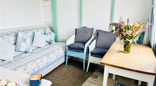 Sea Angel Vintage Beach Chalet, Hayle Beach, Bay of St Ives , Hayle  , The Towans Cornwall  1
