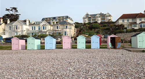 S7 Beach Hut, Budleigh Salterton, Budleigh Salterton Beach