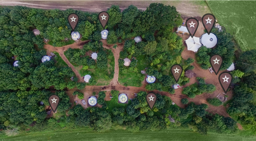 Woodland yurt (8), West Stoke 1