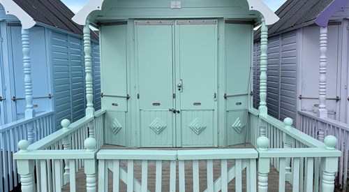 The Little Green Hut Mersea, West Mersea Beach, Mersea Island 1