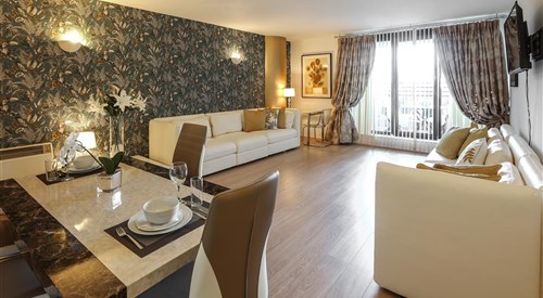 Crown Lawn, Point West Apartments, London 1