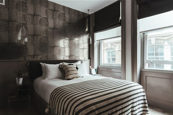 A bedroom at The Bull