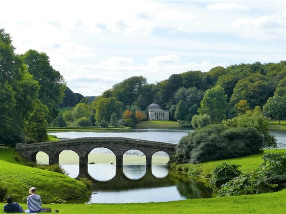 En los alrededores de Stourhead.