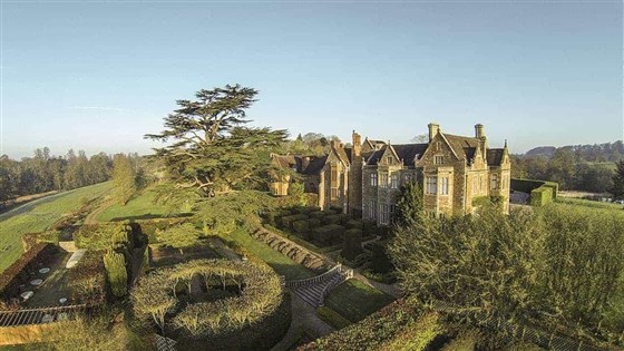 Gelände des Fawsley Hall Hotels