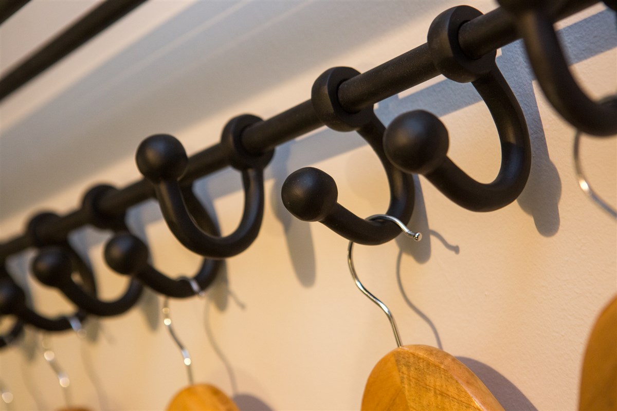 2nd Bedroom with an amble sized clothes hanging rail