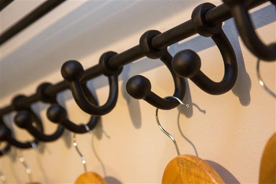 2nd Bedroom with an amble sized clothes hanging rail