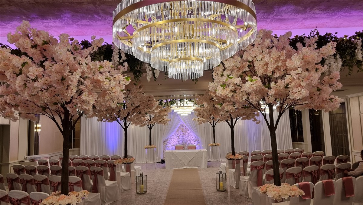 Newly-refurbished Grosvenor Suite civil ceremony setup