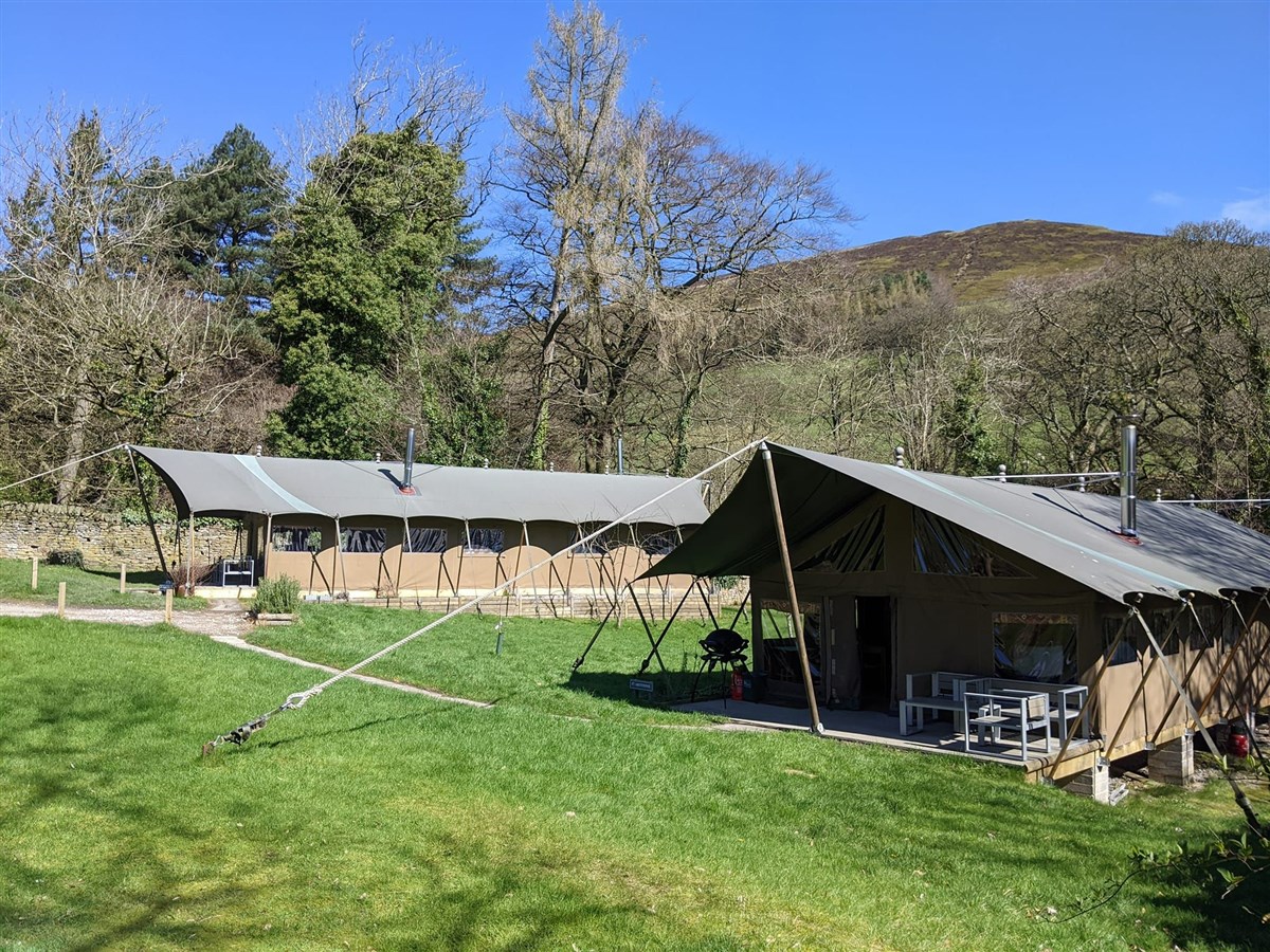 Luxury safari tents