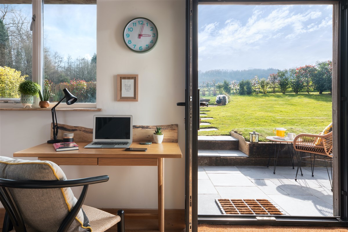 View From Owl Cabin Desk