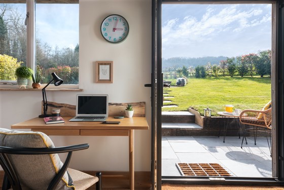 View From Owl Cabin Desk