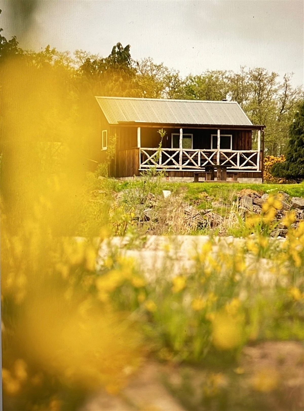 The Lowe Brae hut 