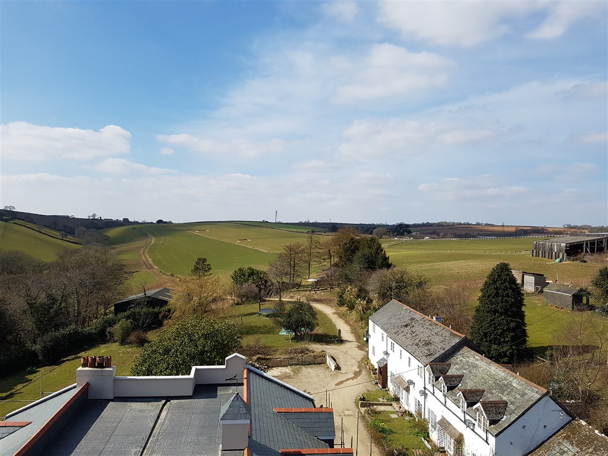 Vue depuis le toit de l'hôtel