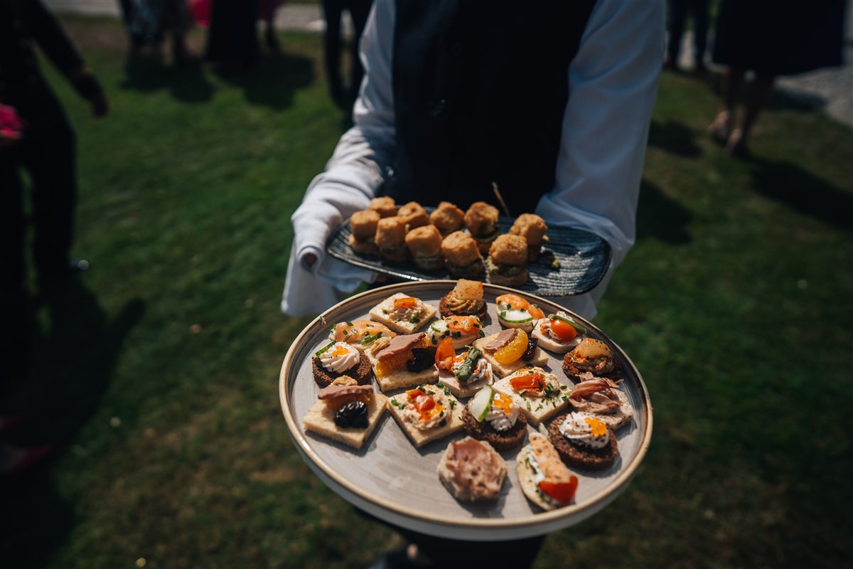 Wedding canapés 