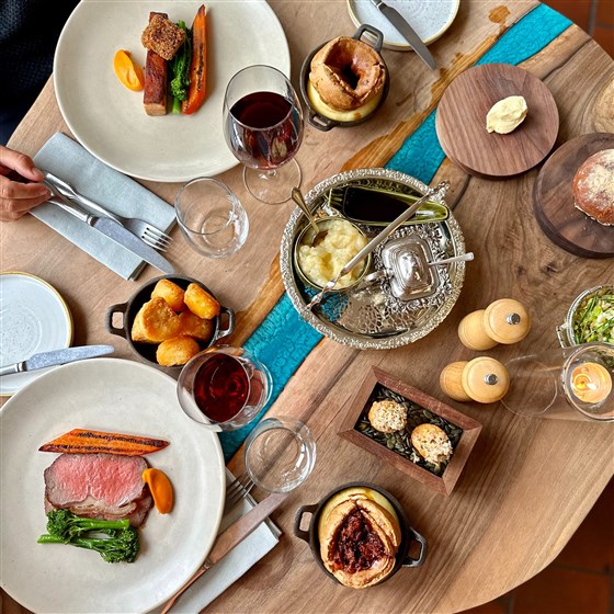 The Gin Trap Inn food