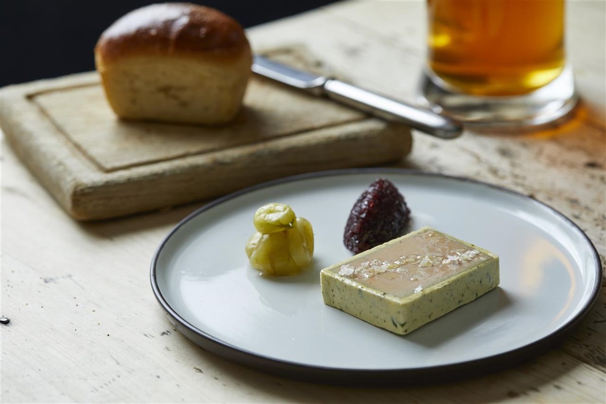 Chicken Liver parfait with Brioche bun
