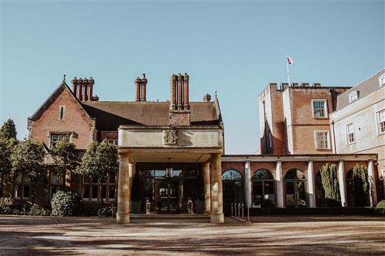 Front of Alexander House in the Winter