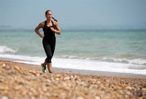 Running at the Beach