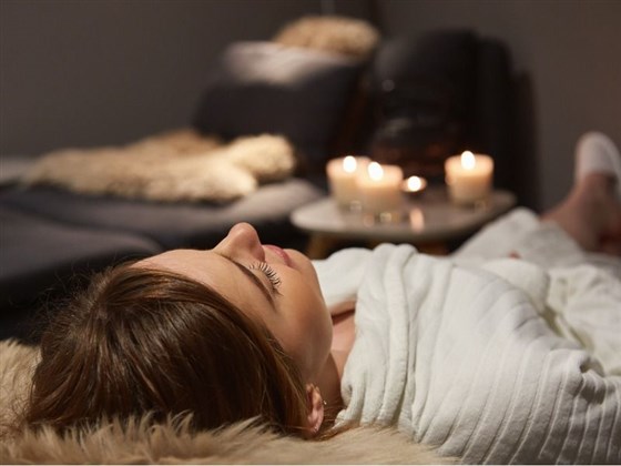 Spa relaxation room at The Spread Eagle