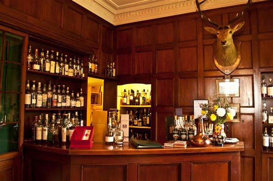 the well stocked bar