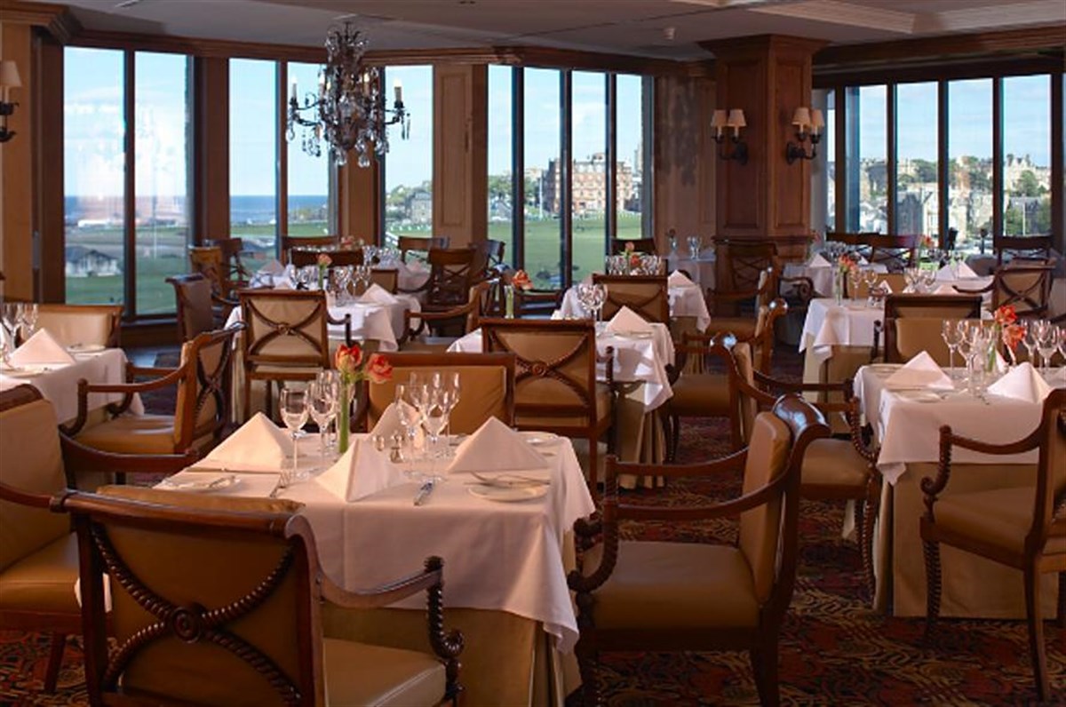 Dinner at the Road Hole Restaurant