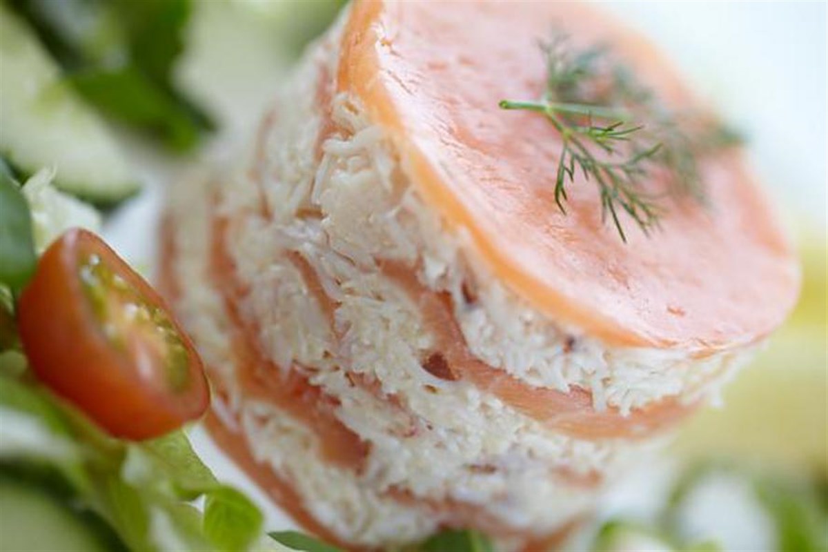 Tian of Cornish Crab & Smoked Salmon