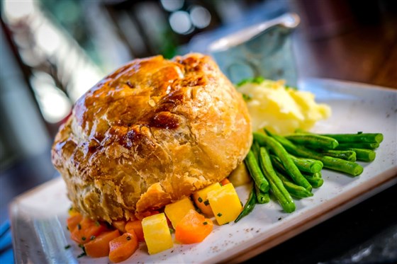 Steak and Weetwood ale pie