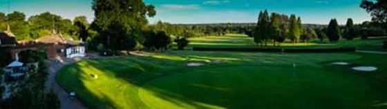 view of the 18th from dining room