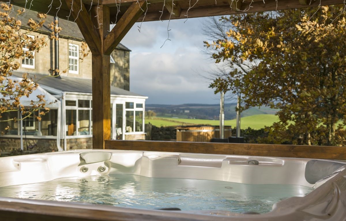 The view from the Spa hot tub