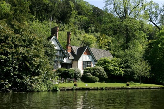 Spring Cottage, on the banks of the River Thames