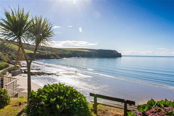 A stunning ocean front location within a quiet, secluded bay