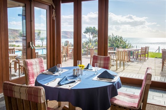 The Quarterdeck offers more relaxed dining with nautical theme
