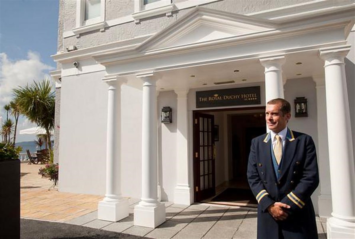 James, Head Porter meets all guests on arrival