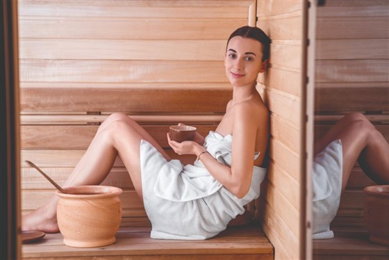 Relax in our Sauna