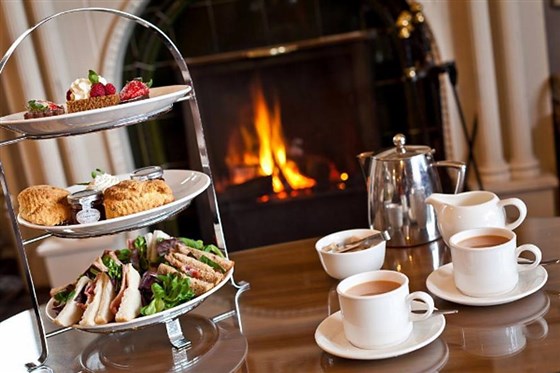 log fired lounge and afternoon teas