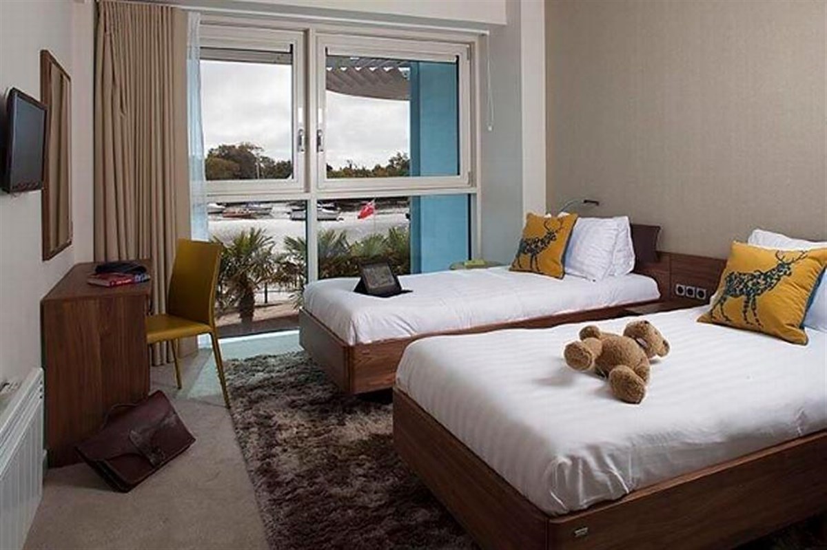 River view twin bedded room