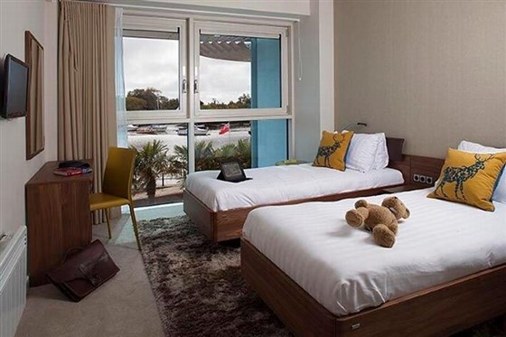 River view twin bedded room