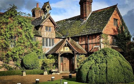 The front of  Langshott Manor