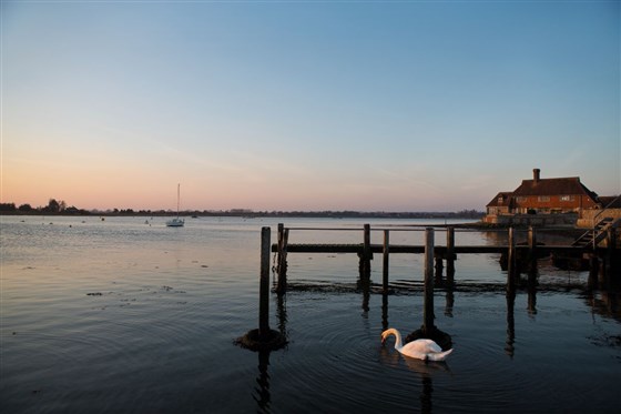 Bosham Harbour - a gentle 5 minute walk from the hotel
