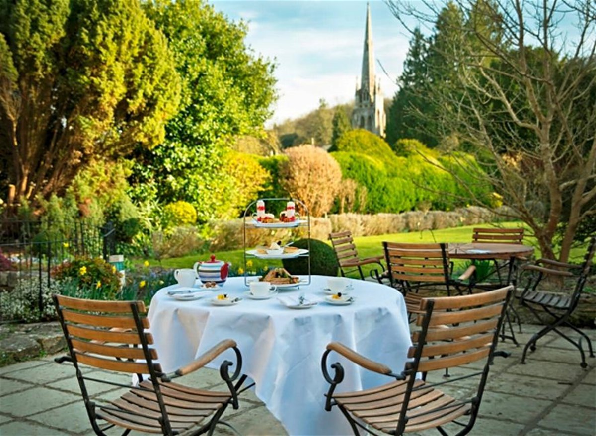 Afternoon tea on the terrace