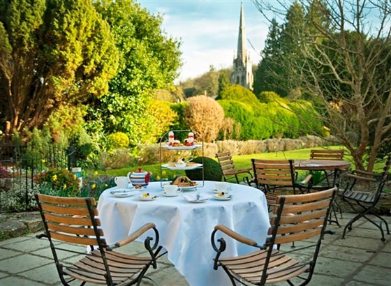 Afternoon tea on the terrace