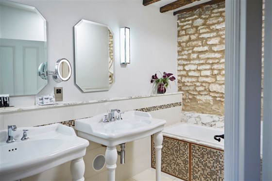 Plush bathroom