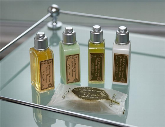 L'Occitane bathroom amenities
