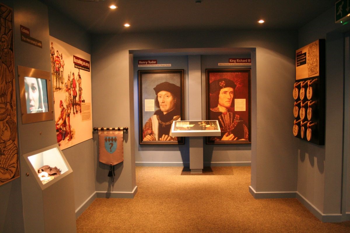 Bosworth Battlefield Exhibition Gallery credited to Leicestershire County Council