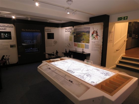 Bosworth Battlefield Exhibition Gallery credited to Leicestershire County Council