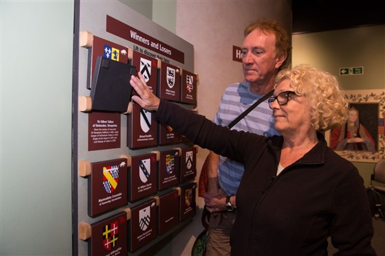 Bosworth Battlefield Exhibition Gallery credited to Leicestershire County Council