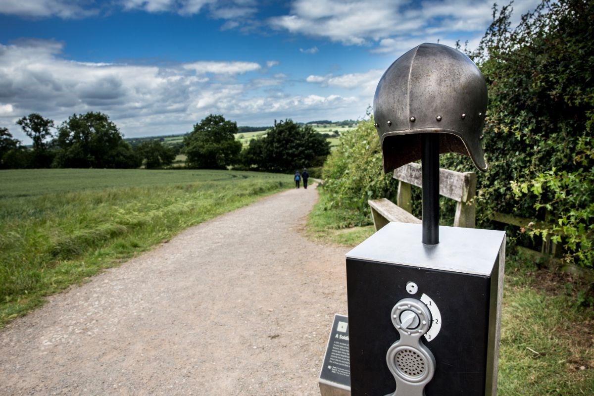 Bosworth Battlefield Guided Walk Waymaker credited to Leicestershire County Council