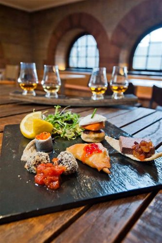 Our Amber Restaurant is on site, offering mouthwatering food that can be enjoyed with or without Whisky!