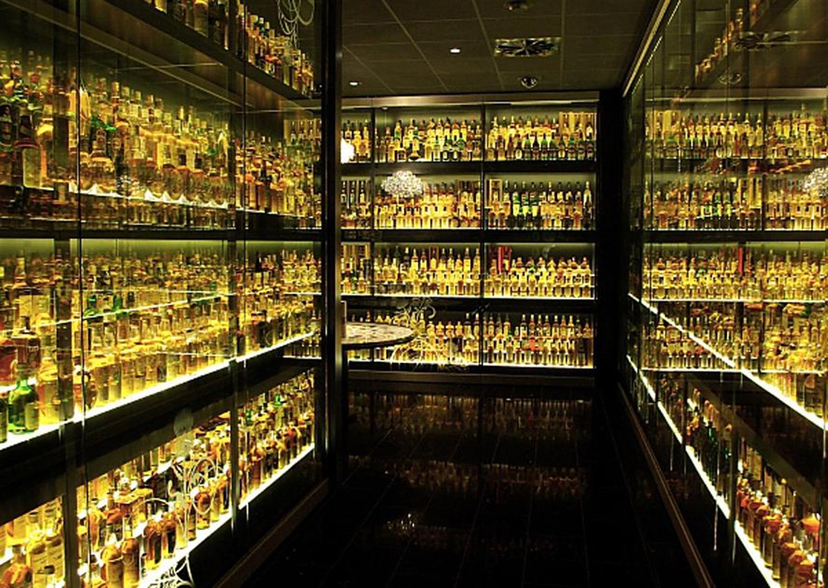 Entering the stunning Whisky Collection