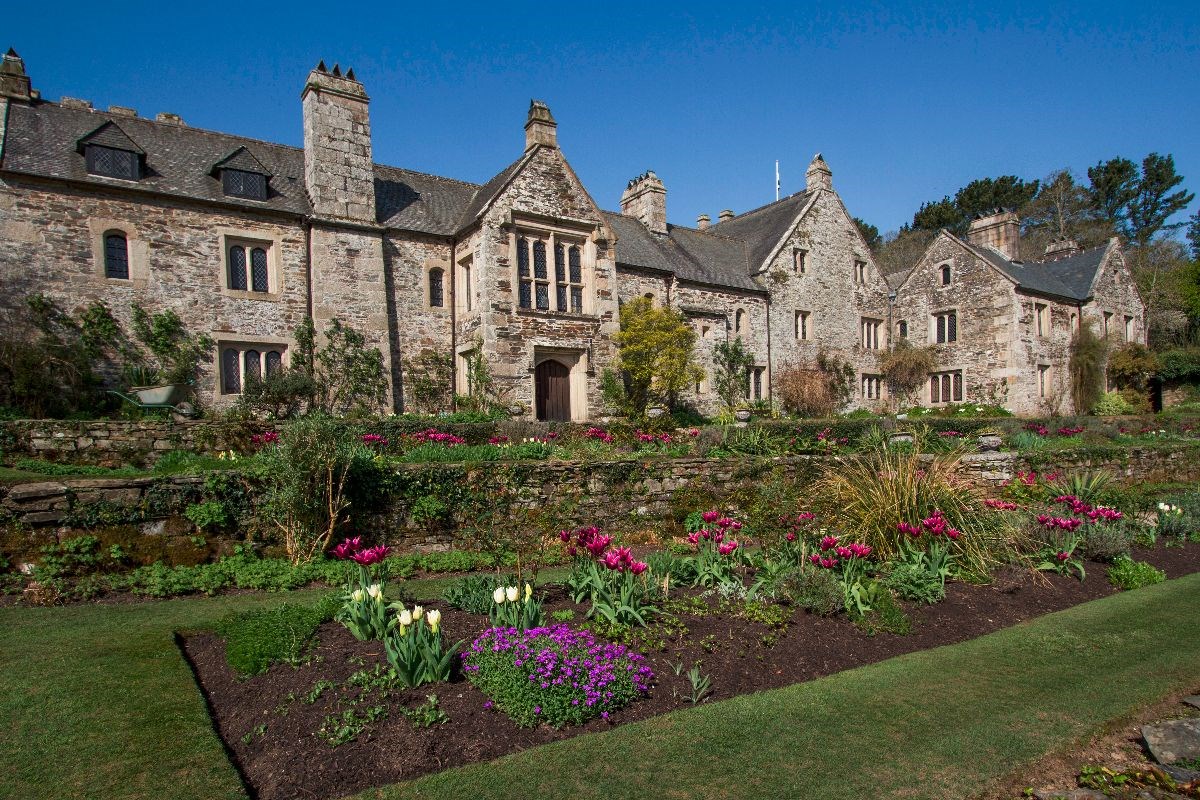 The East Wing flower beds